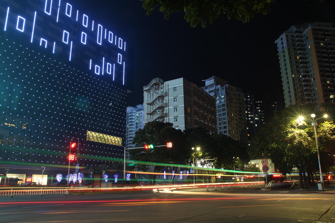 广东省各个市夜景图片，璀璨繁华的都市画卷